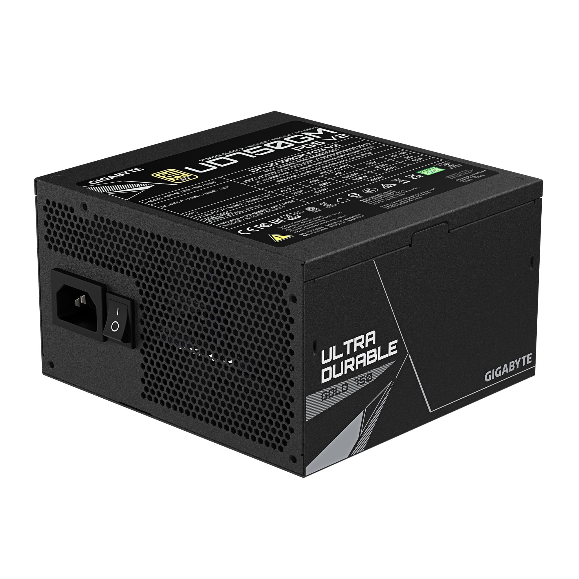 Amazon | GIGABYTE UD750GM PG5 V2 ATX 3.1/PCIe 5.1対応 750W 80PLUS